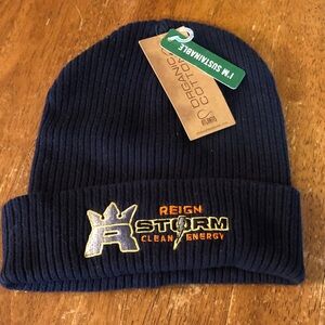 Reign Navy Blue Beanie Hat. New with tag.
